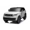 Elektrické autíčko Range Rover model 2023, Dvojmiestne, biele, Koženkové sedadlá, Rádio so vstupom USB, Zadný Pohon s odpružením, 12V7AH Batéria, EVA kolesá, Kľúčové trojpolohové štartovanie, 2,4 GHz Diaľkový Ovládač, Licencované