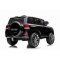 Elektrické autíčko Toyota Landcruiser 12V, čierne, Koženkové sedadlo, 2,4 GHz diaľkové ovládanie, USB / AUX Vstup, Odpruženie, 12V batéria, Mäkké EVA kolesá, 2 X 35W MOTOR, ORIGINAL licencia