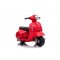Elektrická motorka Vespa GTS, červené, s pomocnými kolesami, Licencované, 6V Batéria, 30W motor