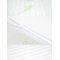 Dojčenský vankúš - klin Sensillo biely Luxe s aloe vera 30x38 cm do kočíka