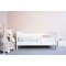 Detská posteľ so zábranou New Baby ERIK 140x70 cm biela