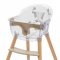 Jedálenská stolička Baby Mix Ingrid wooden beige