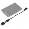 HDD 2.5&amp;quot; 1TB USB 3.2/USB-C Gen 1 ALU Slim šedý, externí disk Store ‘n’ Go Verbatim