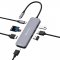 Verbatim USB-C Pro Multiport Hub CMH-08, 8 portů /HDMI, USB-A, USB-C, SD, microSD/ ,stříbrná