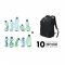 DICOTA Eco Backpack SELECT 15-17.3 Čierna farba