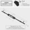 Gorilla Sports tyč pre Aerobic + ochrana vzpieracej tyče 130cm/ 30mm