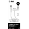 SBS - Kábel USB/Apple Dock, 1 m, biela