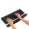 Predložka klávesnicu, ergonomická, čierna, Fellowes