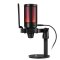 Defender, streamovací mikrofón, IMPULSE GMC 600, ovládanie hlasitosti, čierny, RGB podsvietenie