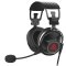 Marvo HG9053, slúchadlá s mikrofónom, ovládanie hlasitosti, čierna, 7.1 (virtualne), červeno podsvietená, 7.1 (virtuálne) typ USB