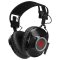 Marvo HG9053, slúchadlá s mikrofónom, ovládanie hlasitosti, čierna, 7.1 (virtualne), červeno podsvietená, 7.1 (virtuálne) typ USB