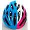 SALUTONI - Dámska cyklistická prilba - Modrá Biela Ružová - 58-61 cm