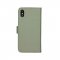 iPhone XS MAX oliv.zelené NY kožené puz.2v1 dbramante