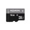 ADATA MICRO SDHC 16GB CLASS 10 PAMATOVA KARTA + ADAPTER AUSDH16GUICL10-RA1