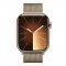APPLE WATCH SERIES 9 GPS + CELLULAR 45MM GOLD STAINLESS STEEL CASE WITH GOLD MILANESE LOOP,MRMU3QC/A