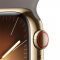 APPLE WATCH SERIES 9 GPS + CELLULAR 41MM GOLD STAINLESS STEEL CASE WITH CLAY SPORTBAND-M/L,MRJ63QC/A