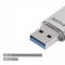HAMA 124161 FLASH PEN LAETA, USB-C/USB-A 3.1, 16 GB, 40 MB/S, STRIEBORNY