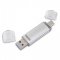 HAMA 181073 FLASH PEN LAETA, USB-C/USB-A 3.1, 128 GB, 40 MB/S, STRIEBORNY