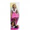 MATTEL BARBIE MODELKA - RUZOVE KOCKOVANE SATY /25HJT06/