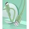 COLORWAY KABEL USB TYPE-C (SOFT SILICONE) 2.4A 1M, GREEN (CW-CBUC042-GR)