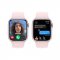 APPLE WATCH SERIES 9 GPS 41MM PINK ALUMINIUM CASE WITH LIGHT PINK SPORT BAND - M/L, MR943QC/A