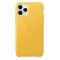 APPLE IPHONE 11 PRO LEATHER CASE - MEYER LEMON, MWYA2ZM/A