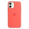 APPLE IPHONE 12 MINI SILICONE CASE WITH MAGSAFE PINK CITRUS, MHKP3ZM/A