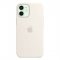 APPLE IPHONE 12 MINI SILICONE CASE WITH MAGSAFE WHITE, MHKV3ZM/A