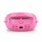 AUNA ROADIE, BOOMBOX, RUZOVY, CD, USB, MP3, FM/AM RADIO, BLUETOOTH 2.1, LED FAREBNE EFEKTY, 10029815