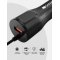 CANYON CNE-CCA033B, UNIVERZALNA AUTONABIJACKA, 1X USB, VYSTUP 5V/2,4A, SMART IC, INTEGROVANY KABEL L