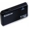 DEFENDER USB (2.0) HUB 4-PORT, QUADRO INFIX, CIERNO-SIVA, LED INDIKATOR