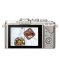 OLYMPUS PEN E-PL8 PANCAKE KIT 14-42 EZ BIELY/STRIEBORNY