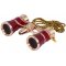 Levenhuk Broadway 325F Opera Glasses (red, with LED light and chain) (Red)