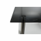 KONDELA Konferenčný stolík, biela extra vysoký lesk HG/ sklo, SVEN