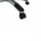 KONDELA Kancelárske kreslo s funkciou masáže, čierna, TYLER UT-C2652M