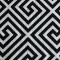 KONDELA Koberec, čierno-biely vzor, 160x230, MOTIVE