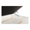 KONDELA Boxspringová posteľ 120x200, svetlosivá, FERATA KOMFORT