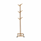 KONDELA Pojazdný vešiak, bambus, šírka 60cm, VIKIR TYP 1