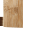 KONDELA Protišmyková predložka do kúpeľne, prírodný lakovaný bambus, KLERA