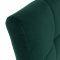 KONDELA Jedálenská stolička, smaragdová Velvet látka/chróm, SALOMA NEW