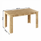 KONDELA Jedálenský stôl, dub artisan, 140x80 cm, GENERAL NEW