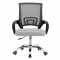 KONDELA Kancelárska stolička, sivá/čierna, DEX 4 NEW